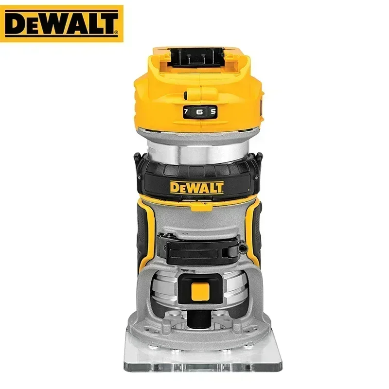 DEWALT Cordless Router 20V Brushless Power Tool Trimmer Engraving Machine Speed Regulation Slotting Trimming DCW600B