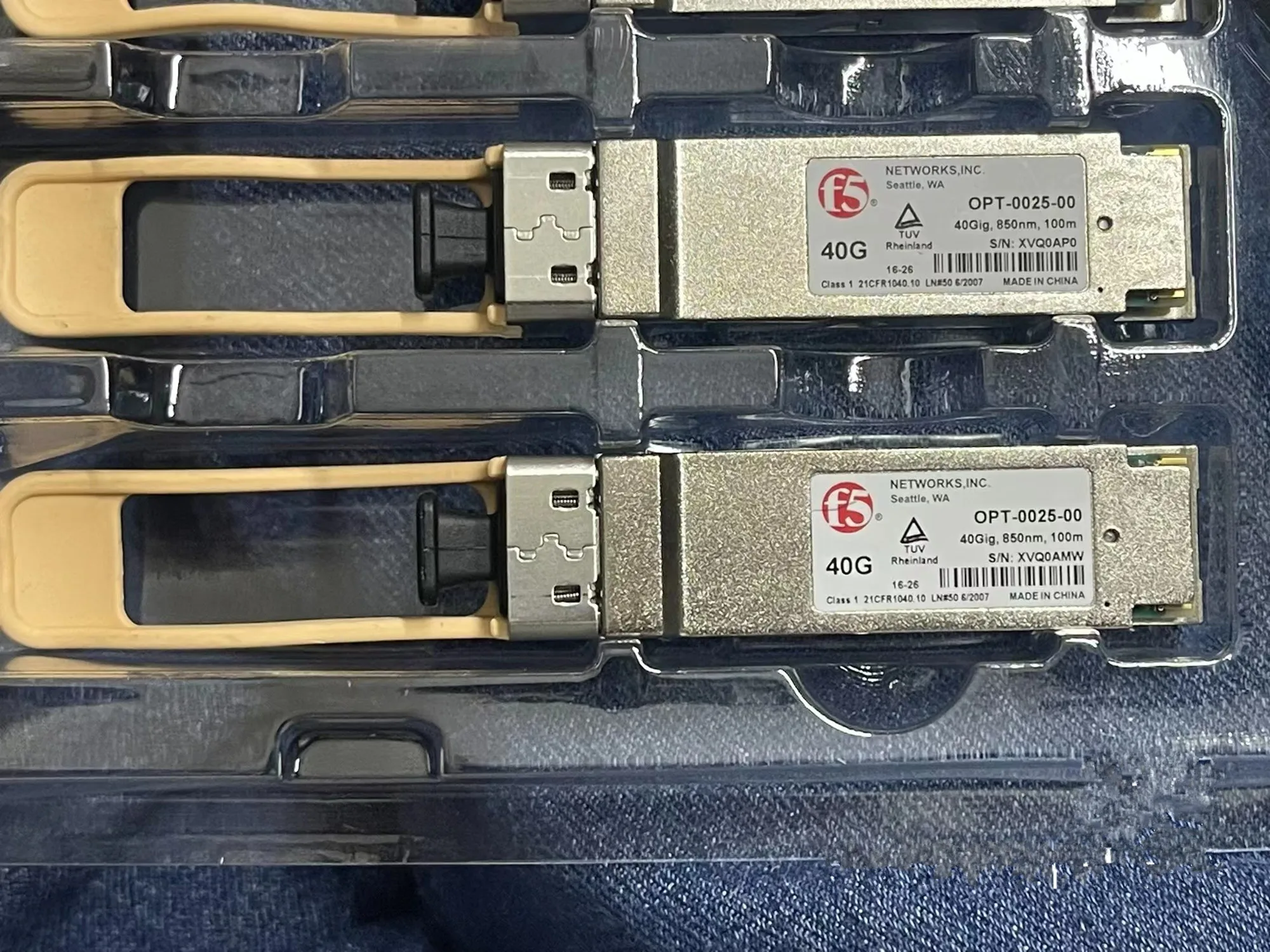 F5 Switch 40GB QSFP Transceiver OPT-0025-00 40Gig 850nm 100m Fiber Optical Module 40g Port Module