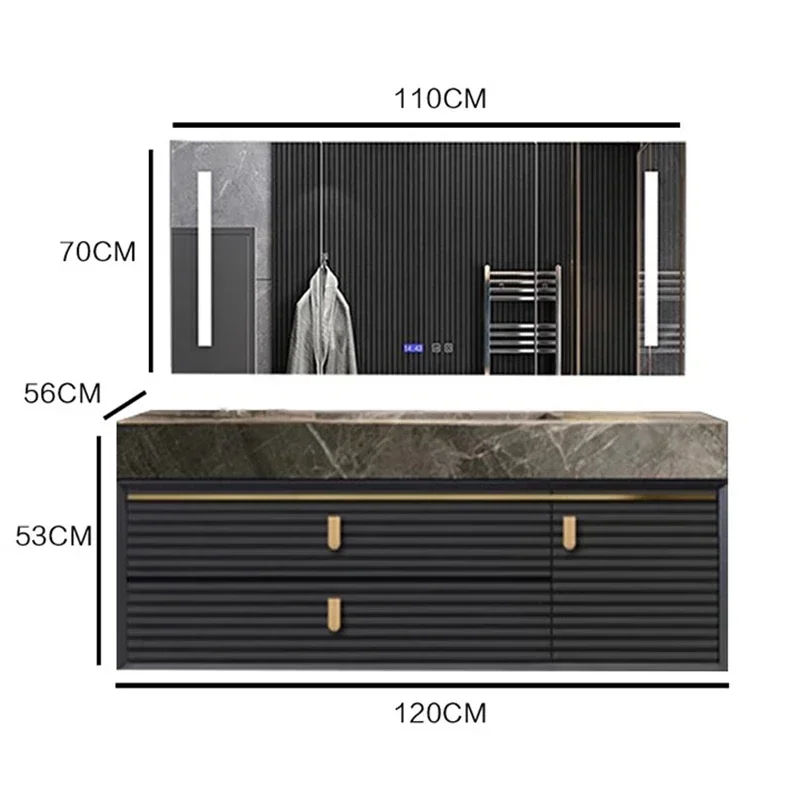 Cabinets Nordic Wall-mounted Design Smart Mirror Cabinets Fashion Furniture Arredo Bagno FYBC