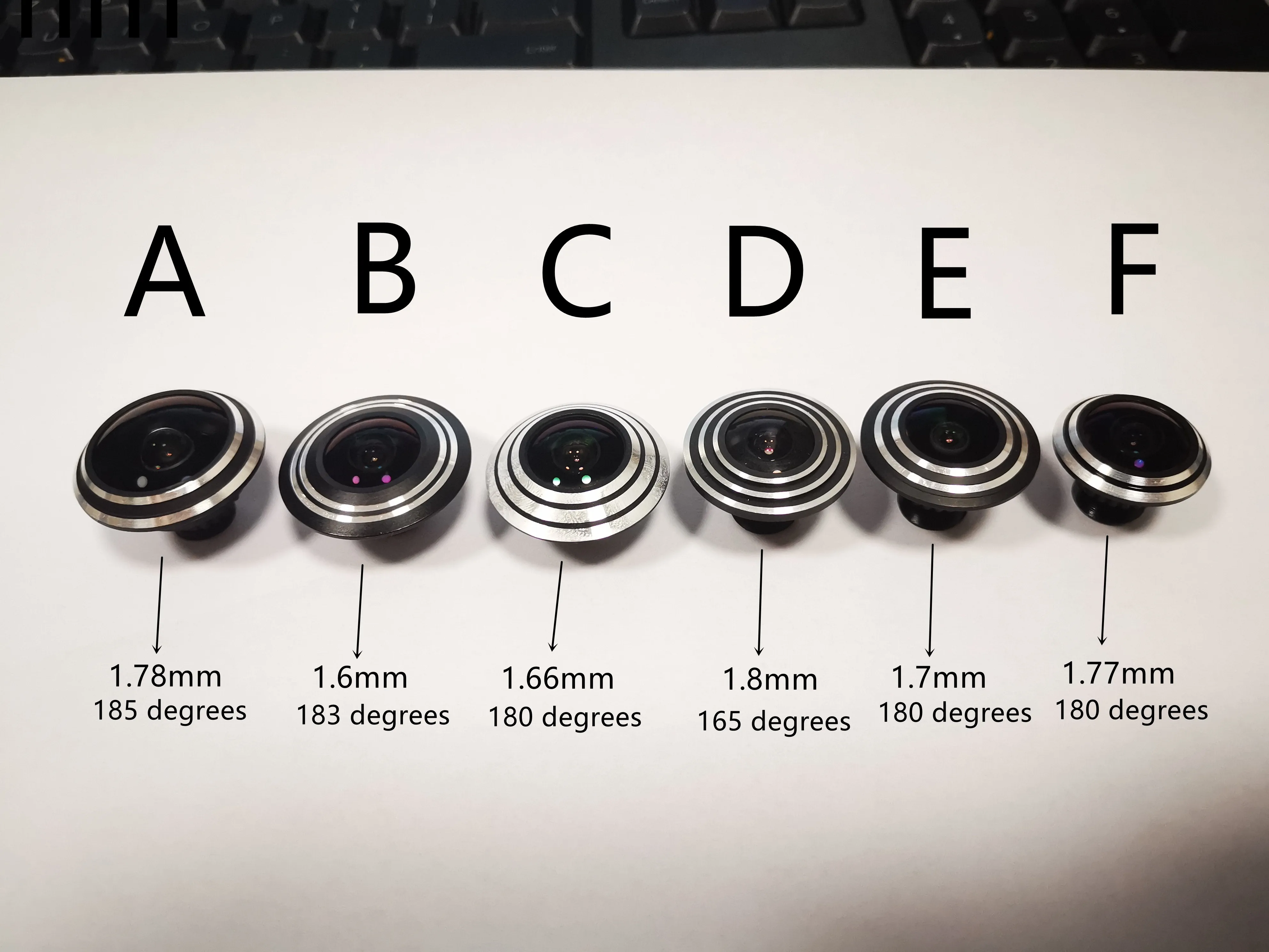 1.78mm Megapixel S-mount 170degrees Wide Angle Mini Fisheye Lens For Security Camera camera lens surveillance camera accessories