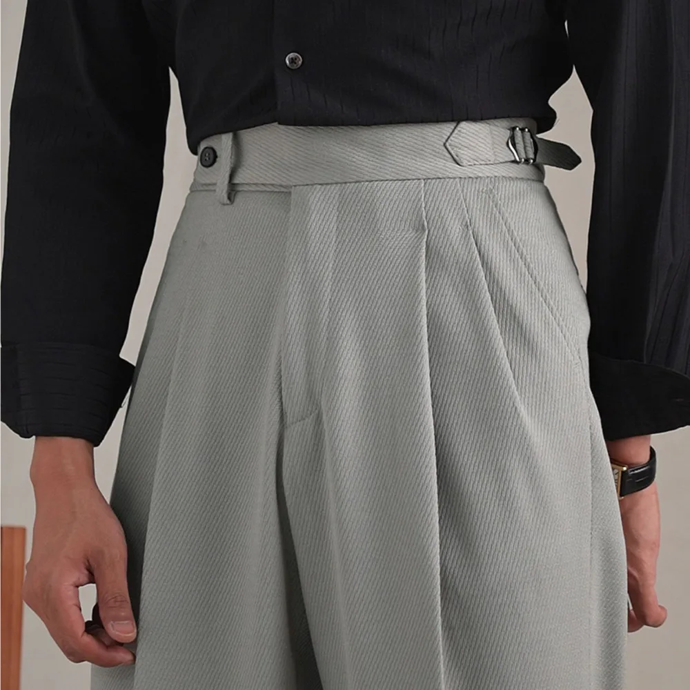 British Style Suit Pant Men Formal Wear Men Dress Pant High Quality Men Dress Pant Business Office Trouser Men Solid Color Pants 3
