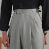 British Style Suit Pant Men Formal Wear Men Dress Pant High Quality Men Dress Pant Business Office Trouser Men Solid Color Pants 3