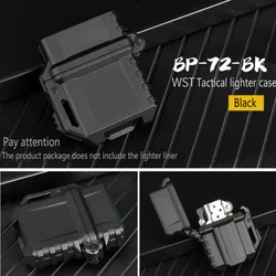 Rugged Waterproof Tactical Lighter Storage Organizer (Black)