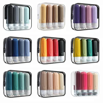 90 Ml/Set Silicone Travel Colorful Cosmetic Empty Bottle 1