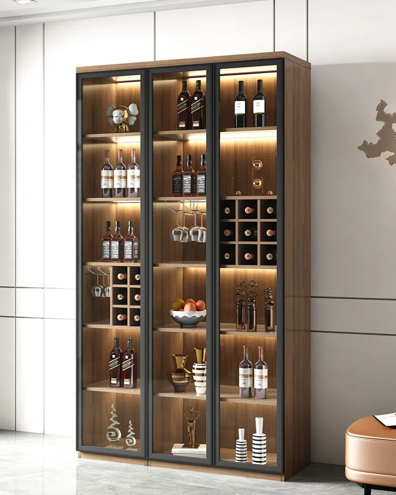 Glass Display Cabinet Design Modern Wine Cabinet Glass Door Wine