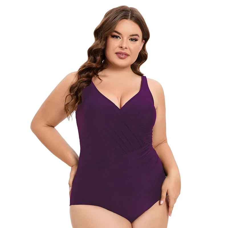 XL- 5XL Printed Bikini Large Size Swimwear Plus Size Women