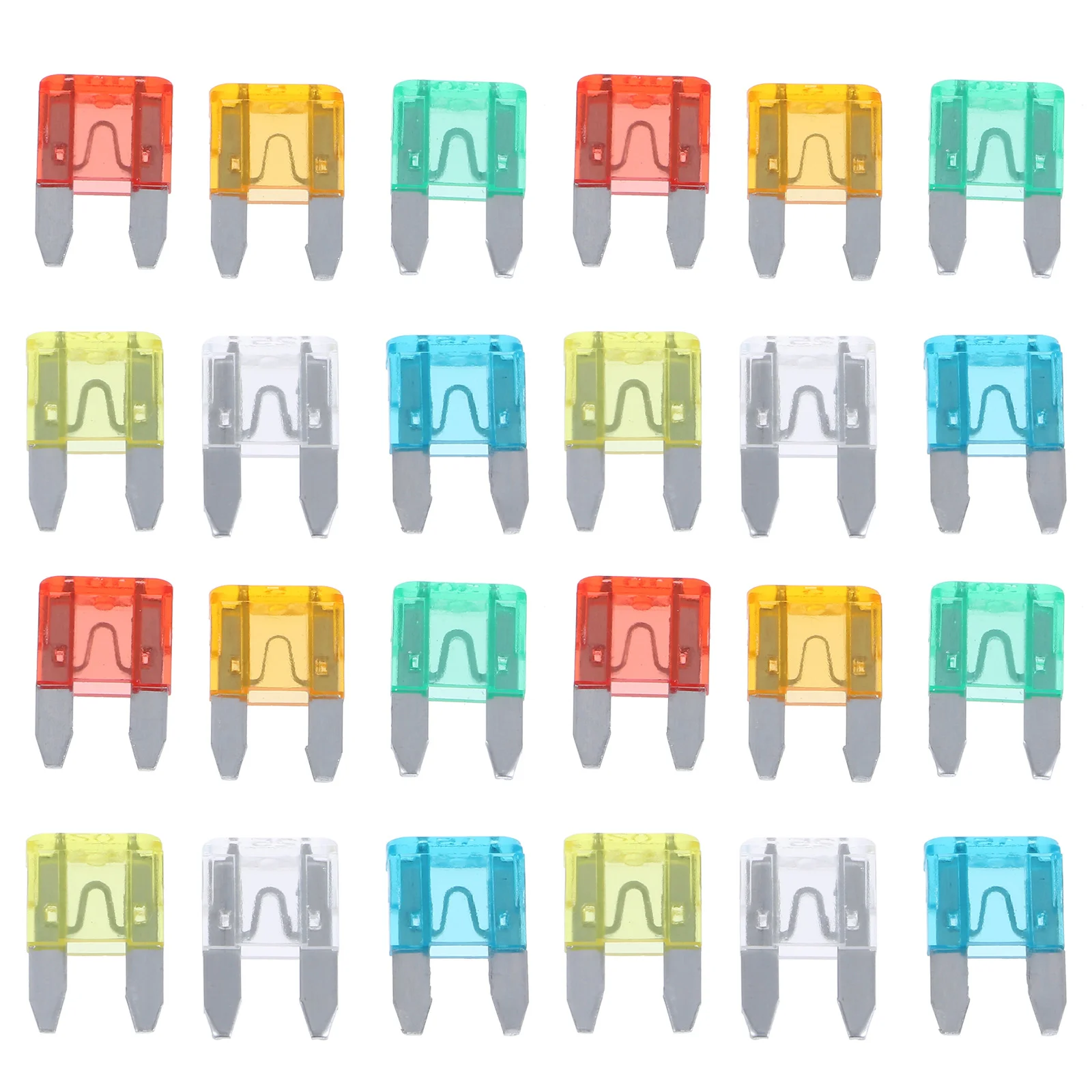 

120 Pcs Suite Fuse Car Insurance Insert Engineering Plastic Fuses Automotive Kit