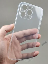Ultra Thin Shockproof Matte Phone Case - Slim & Durable Protective Cover - iPhone 12 (Transparent)