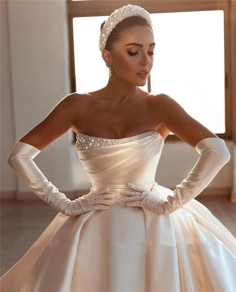 Wedding Dresses Women's Wedding Dresses Off Shoulder Princess Made Bridal Gowns