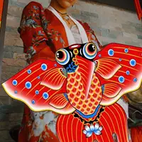 Huge Kite Easy to Fly Goldfish Shape Cartoon Fabric Kites Large Giant Kites for Holiday Trip Props Outdoor Toy Birthday Gift 1