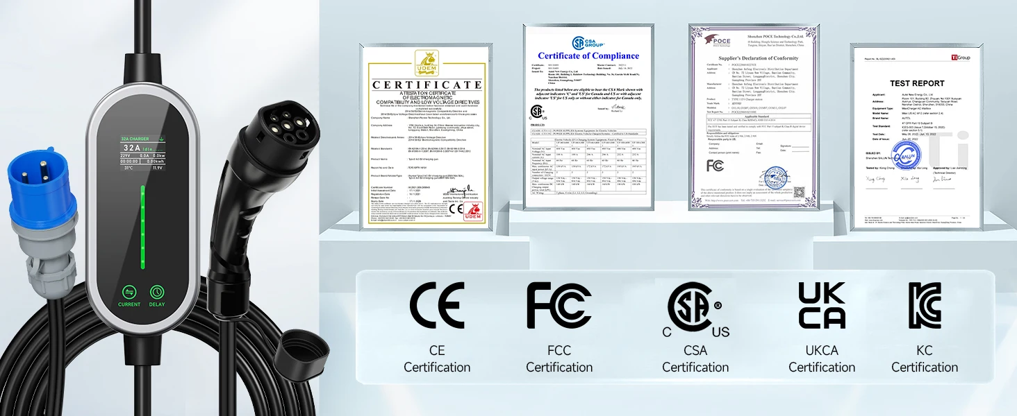 AFEEV 7KW 32A Portable EV Charger