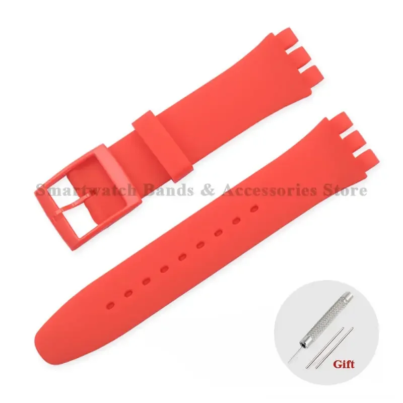 Colorful Silicone Sport Watch Strap - Rubber Replacement Wrist Band Accessories