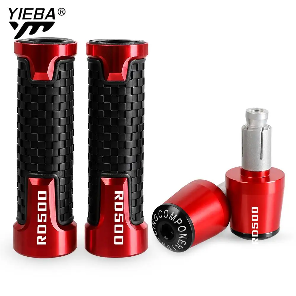 7/8 ''22Mm Manopole Per Manubrio Per Moto Estremità Manubrio Tappo Per Impugnatura Tappi Terminali Per Yamaha Rd500 Rd 500 1984 1985 1986 Rd-500