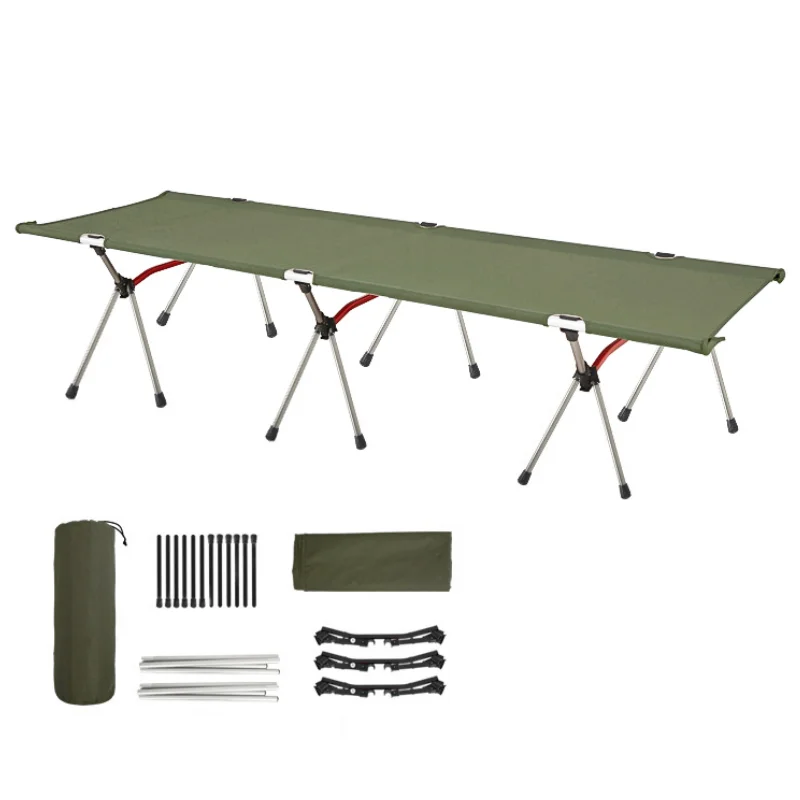 

Folding Bed Camping Bed Portable Outdoor Travel Beach Bed High Low Dual Purpose Tent Bed Hiking Light Sleeping Bed