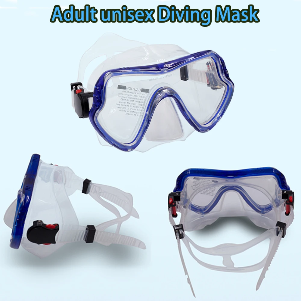 

Diving Mask Scuba Free Diving Snorkeling Mask Swimming Goggles Adult Swimming Mask Professional Underwater Anti-fog Glasses