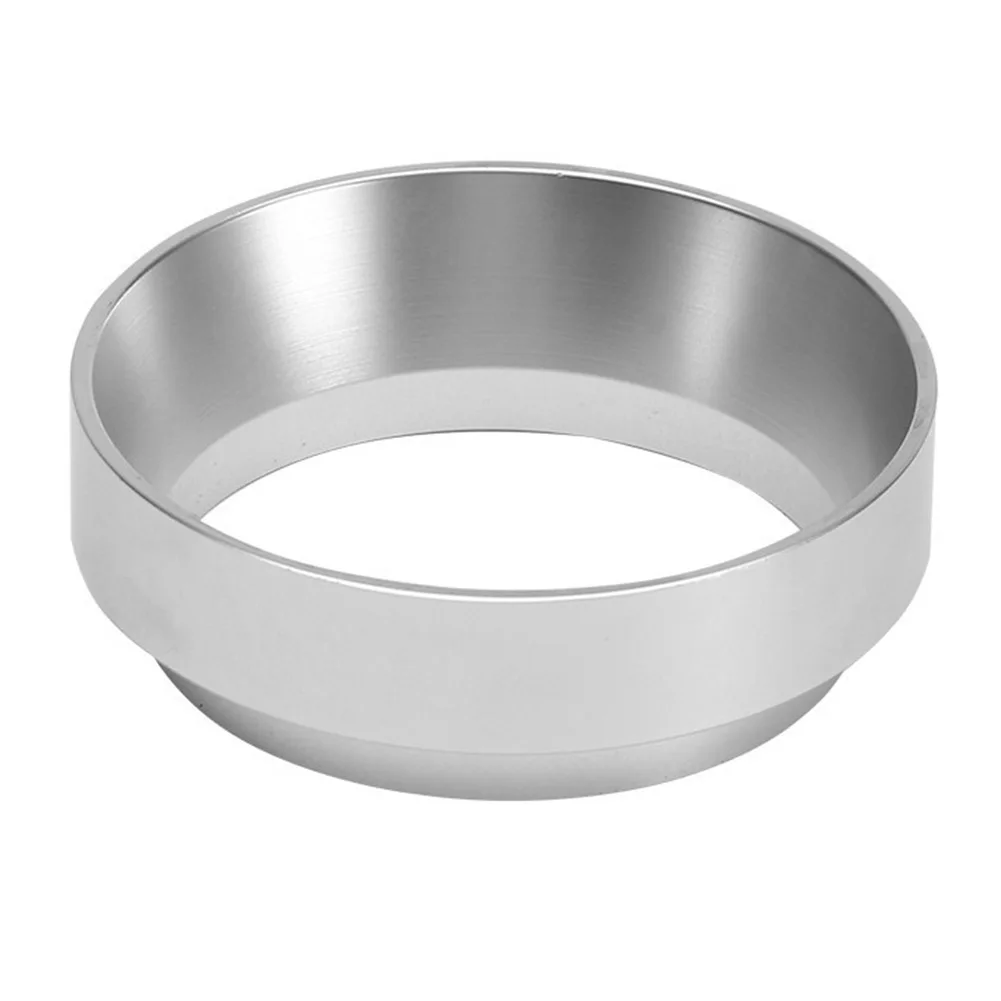

For Brewing Bowl Powder Coffee Dosing Ring Coffee Dosing Ring 49MM 62x22mm Basket Portafilter Silver Black Color