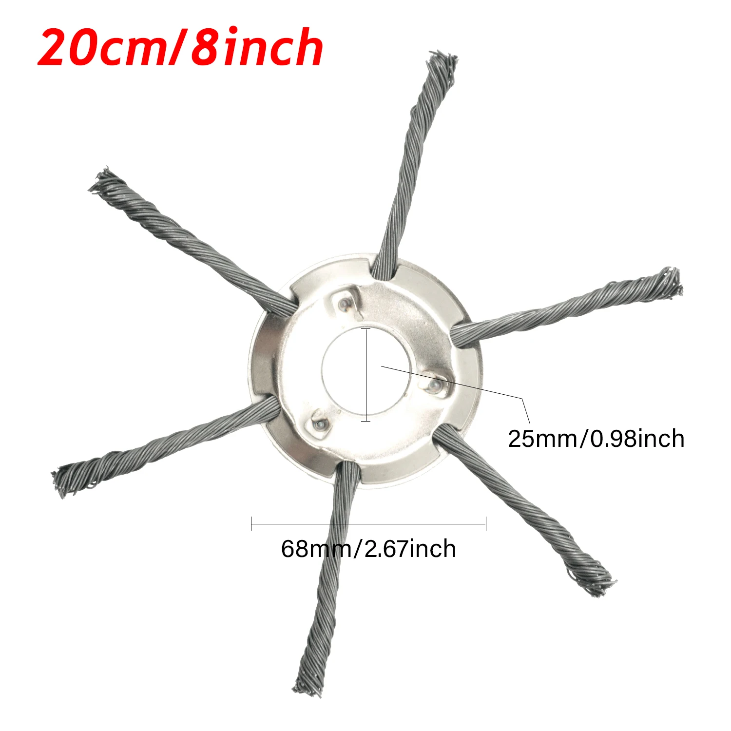 8inch 6 claws 70mm