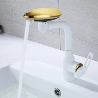 MultiFunctional Waterfall Basin Faucet 4 Modes Stream Sprayer 360° Rotation Hot Cold Water Sink Mixer Wash for Bathroom 4