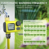 Automatic IRRIG System Garden Water Timer With 3 Separate Timing Programs Waterproof Irrigation Controller 3