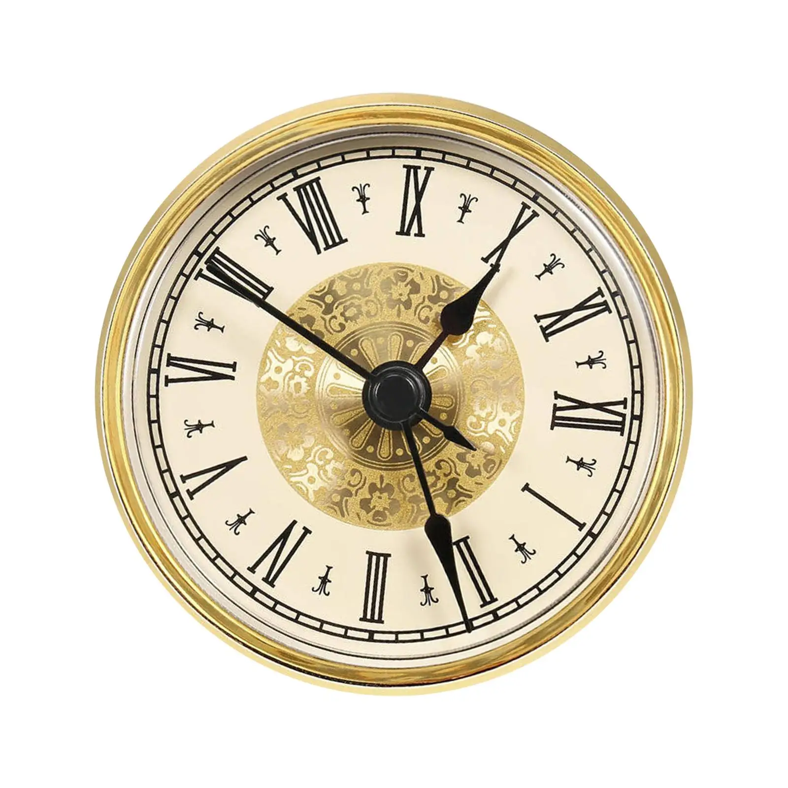 Wkład do zegara zamiennik okrągły klasyczny zegar 70 mm pasuje do sal konferencyjnych w salach biurowych pokój gościnny salonu