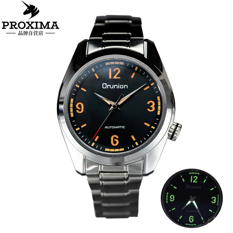 

Proxima OM15 Men's Automatic Mechanical Watches 42mm Classic Luxury Pilot Vintage Military Enthusiasts Dress C3 Luminous 20Bar