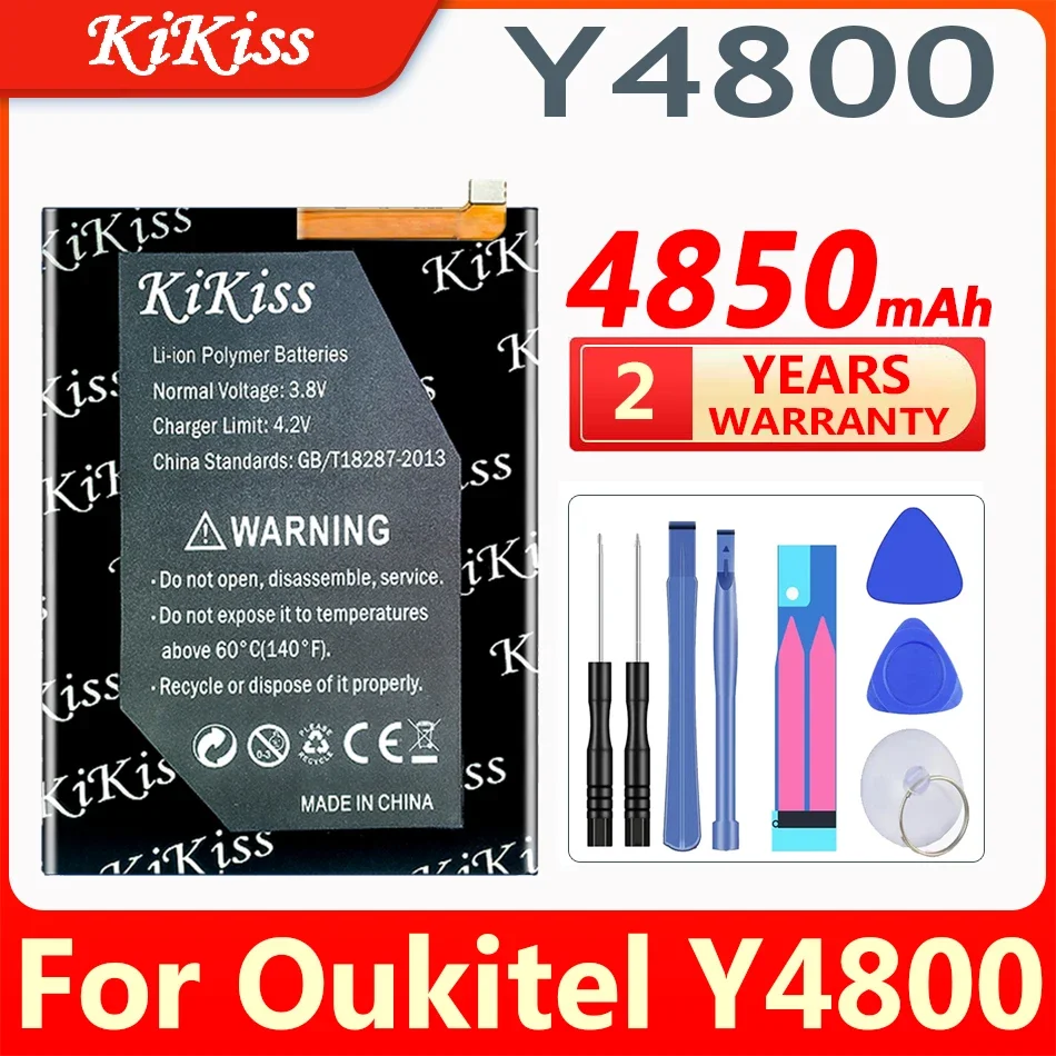 

Аккумуляторная батарея KiKiss Y4800, 4850 мАч, для Oukitel Y4800, длительное время работы в режиме ожидания, аксессуары, аккумуляторная батарея ACCU