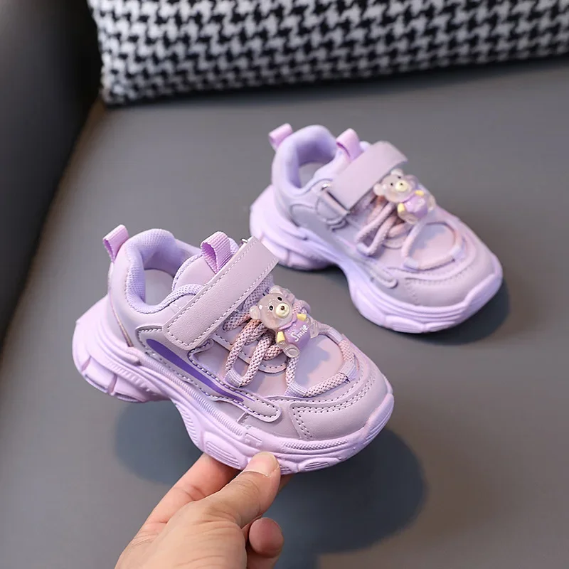 Spring Autumn Children Sports Shoes Boys Breathable Leather Fashion Shoes Kids for Girls Baby Toddler Sneakers Sports Shoes Kids Sneakers Kids Shoes Kids Sports Shoes