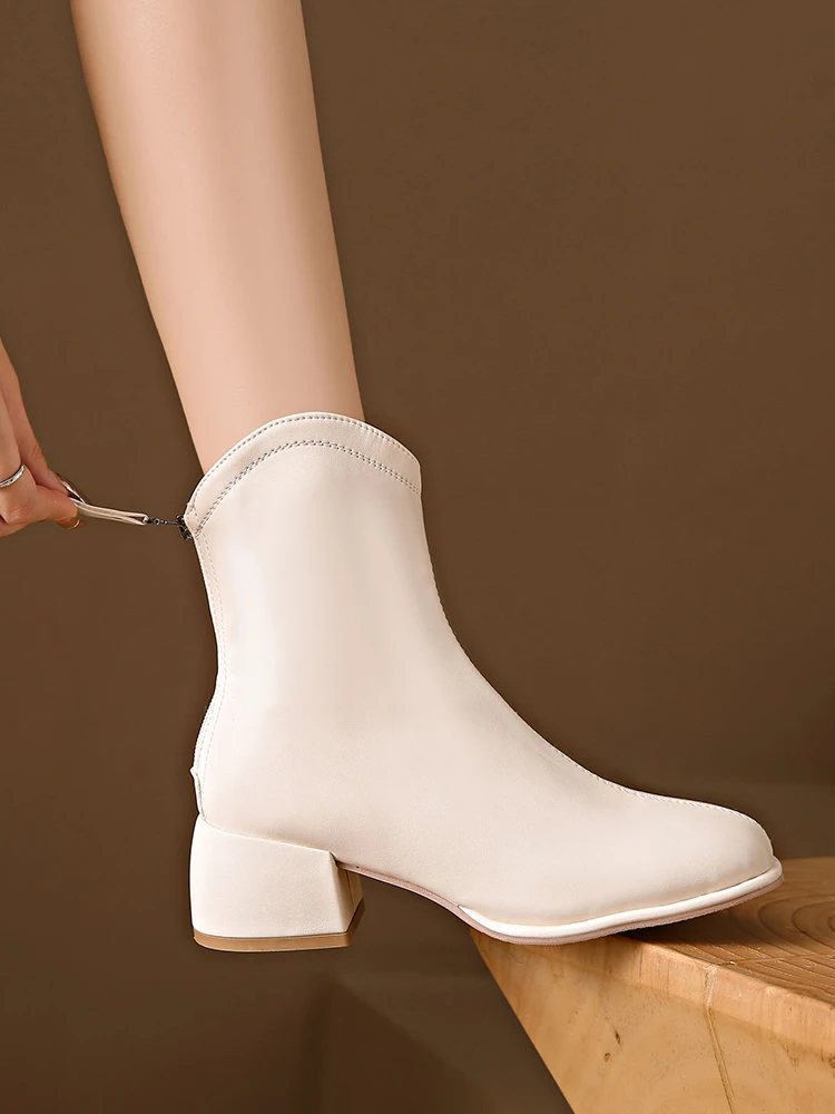 

Женские сапоги до середины икры, роскошные дизайнерские сапоги на платформе, с круглым носком, на плоской подошве, модная Осенняя обувь 2023