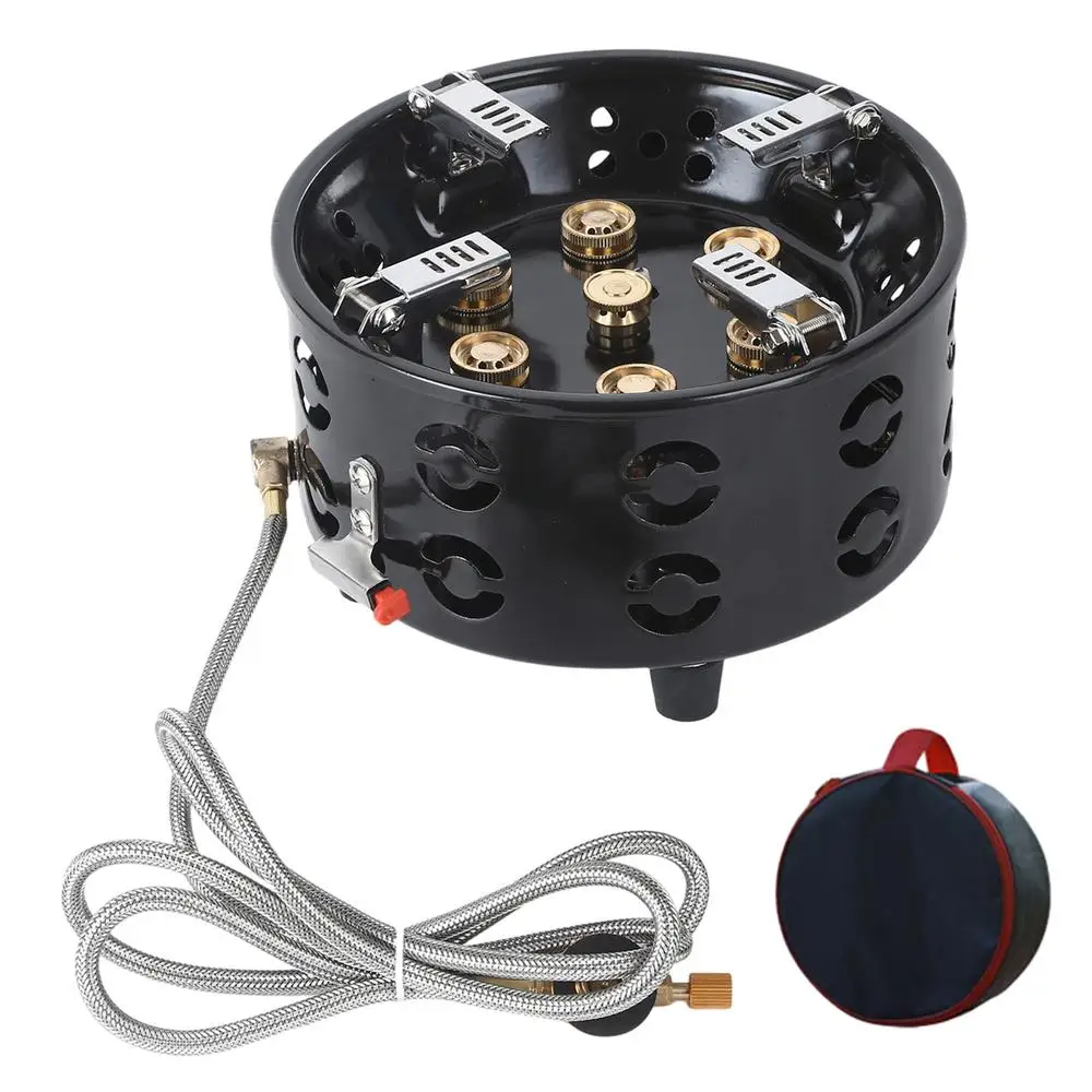 Détail du brûleur de réchaud avec base stable