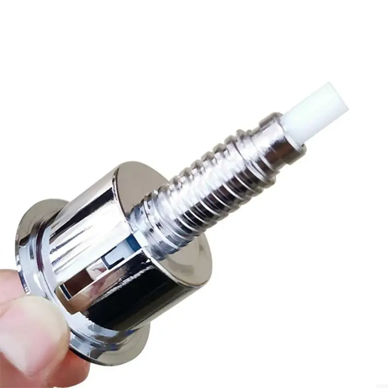 Y98E Toilet Dual Flush Oval-shape Push Button Electroplating Water Tanks Push Water Saving Rod Bathroom Accessories