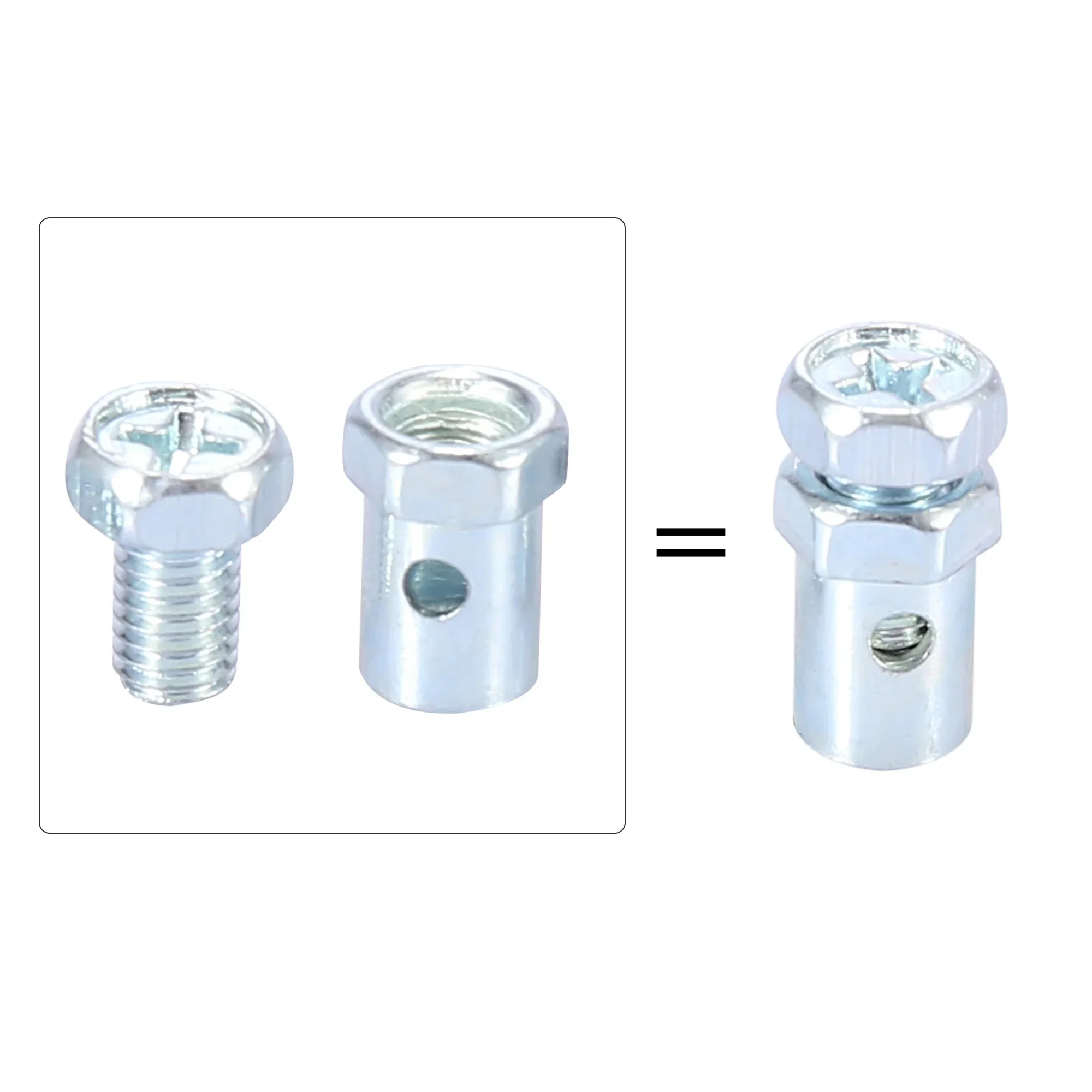 Metal Motorcycle Brake Line Screws for Front or Rear Brake Cable