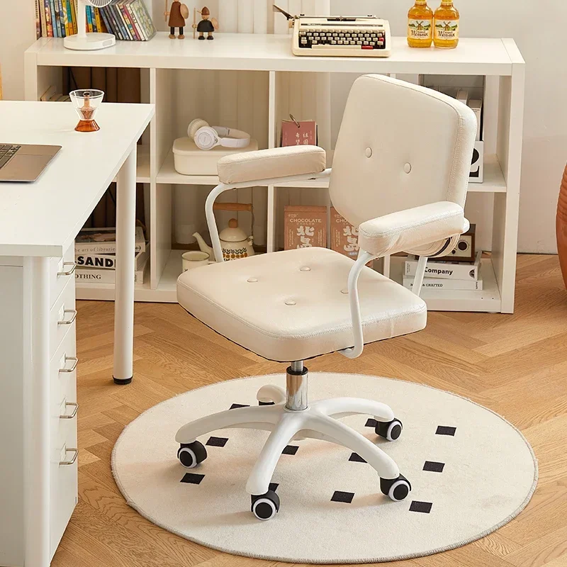 

Эргономичный компьютерный стул в скандинавском стиле, удобное регулируемое кресло с высокой спинкой для дома и офиса, для студентов и общежитий