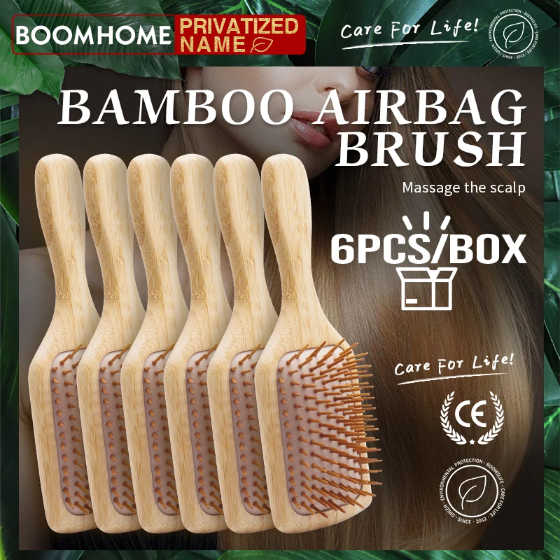 wholesale-bamboo-hair-brush-women-custom-name-styling-wide-tooth-bamboo-comb-for-hair-massage-scalp-detangling-combs-6pc-box