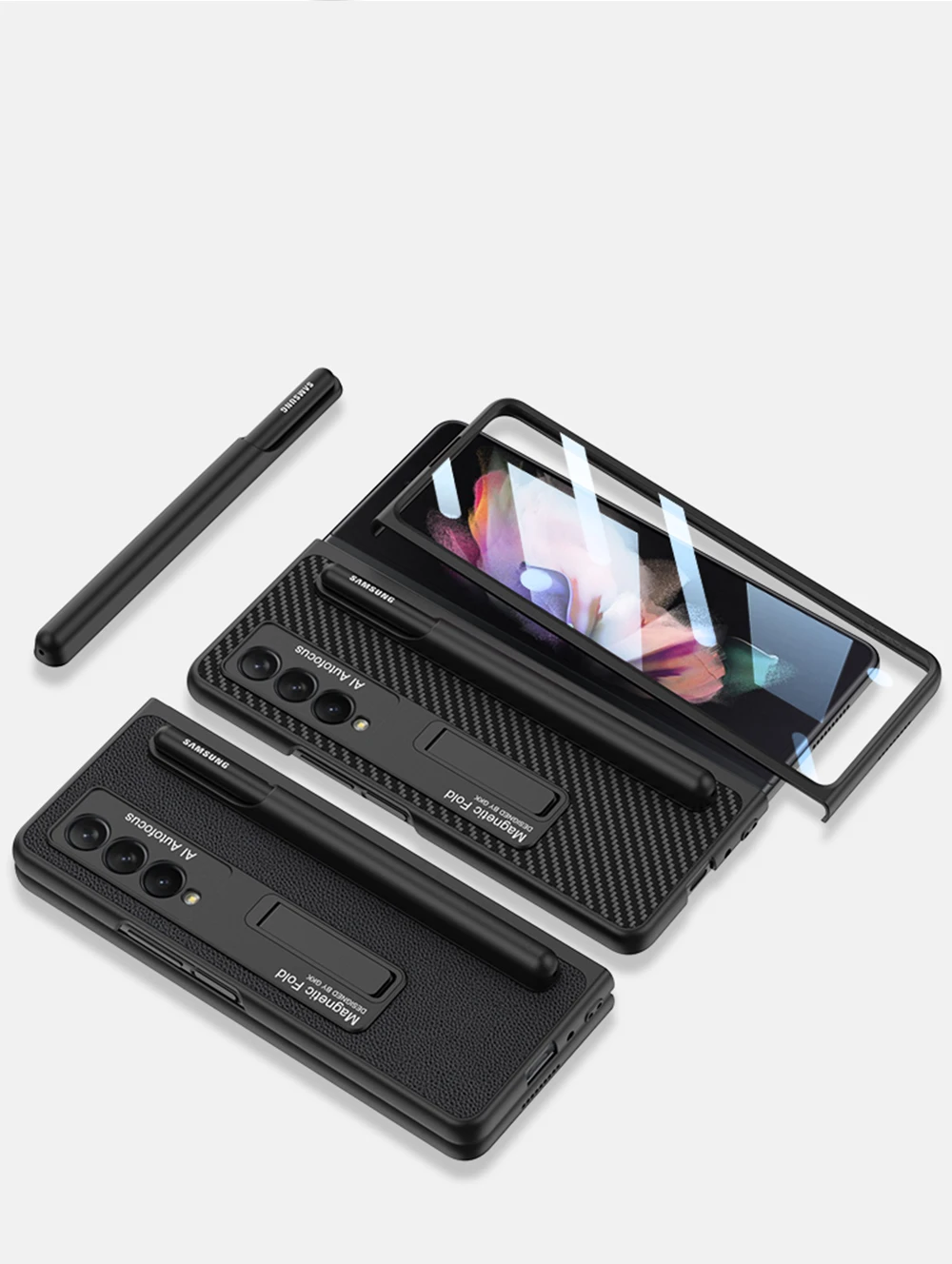 S Pen Holder Case For Samsung Galaxy Z Fold 3 5G With