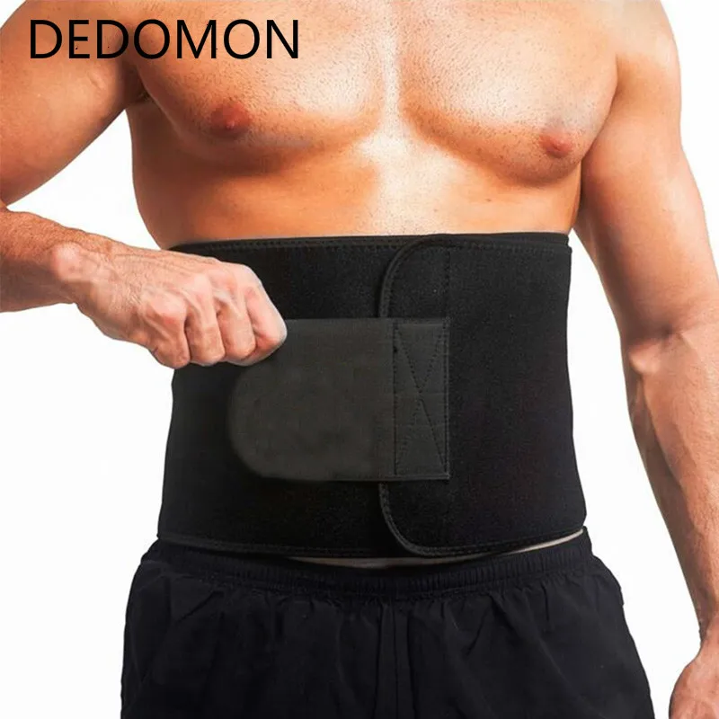 Neoprene Sauna Waist Trainer Slimming Belt Sweat Belt Shaper Fat Burn Shaperwear Adjustable Slimming Wraps Fajas