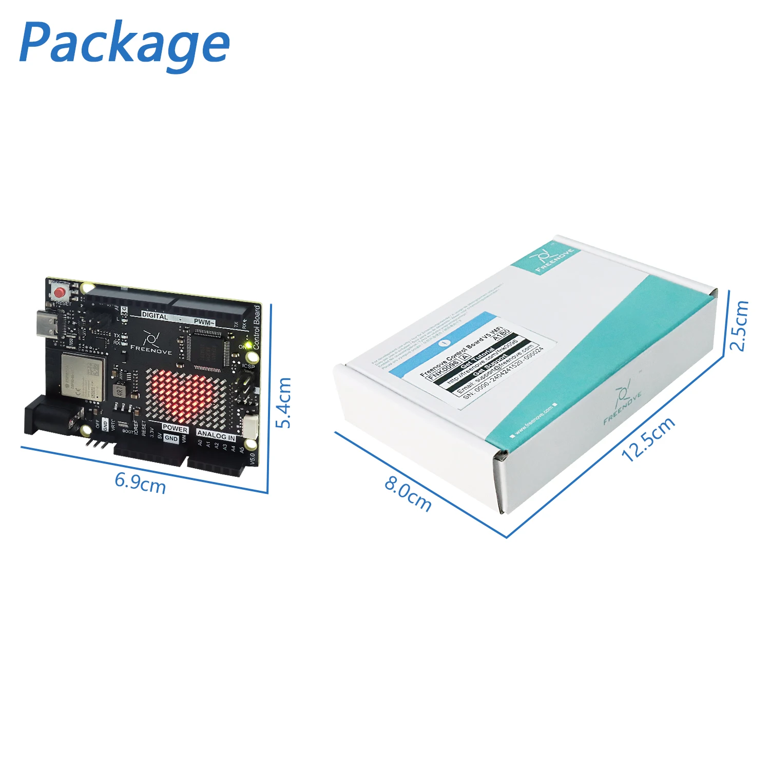 Freenove Complete Starter Kit With Board V5 Mini - Arduino Compatible With 343 Items & 90 Projects