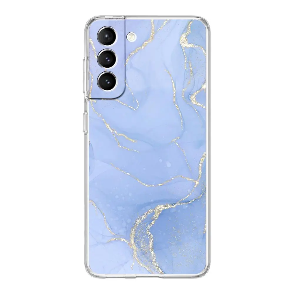 Elegant Marble Clear Silicone Shockproof Phone Case - Soft and Durable Protective Cover