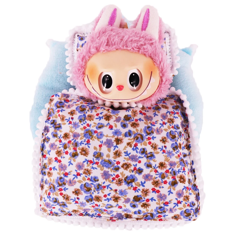 Puppe Bettwäsche Möbel Für labubu 17cm Plüsch Puppe Kleidung Zubehör Mädchen Spielzeug Geburtstag Weihnachten Geschenk – Detail 2