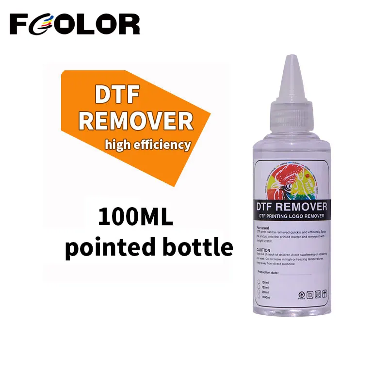 Fcolor 100ml DTF Remover Direct to DTF Transfer Film Printing Pattern Rapid Remover Adhesive