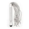 Metal Alloy Chain Tassel Short Horse Riding Whip Crop Crystal Handle 1