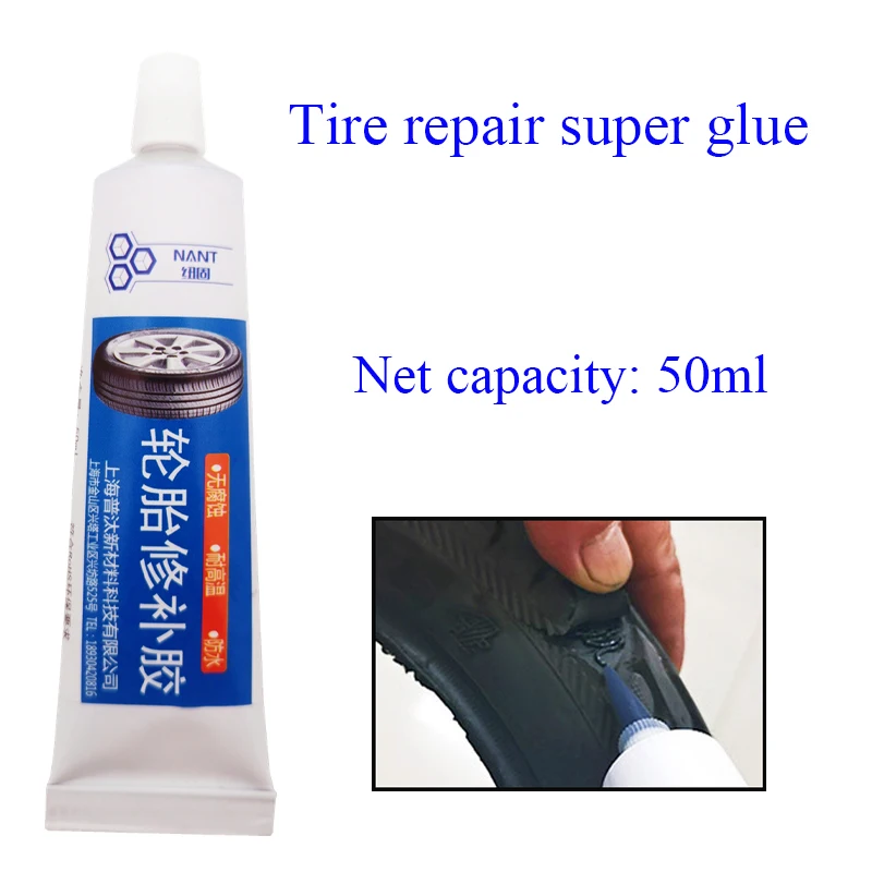 hop masker Benadrukken 50Ml Super Lijm Sterke Auto Banden Reparatie Lijm Side Crack Graan Buiten  Auto Vacuüm Band Vullen Rubber Elastische Zwarte lijm| | - AliExpress