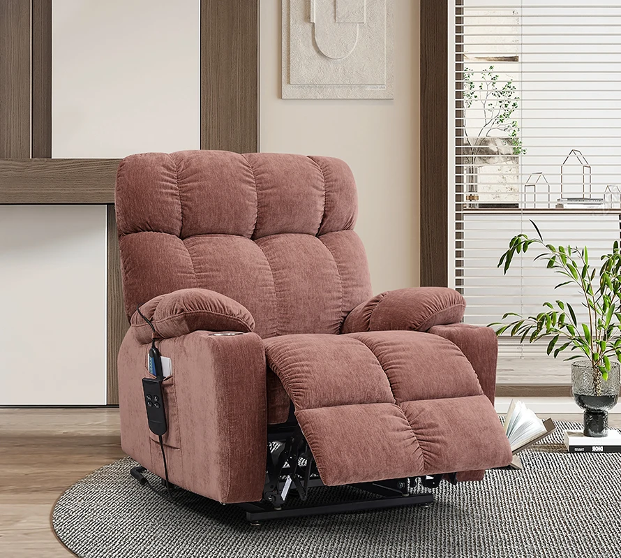 

Dual OKIN Motor Power Lift Recliner Chair for Elderly Infinite Position Lay Flat 180° Recliner with Heat Massage