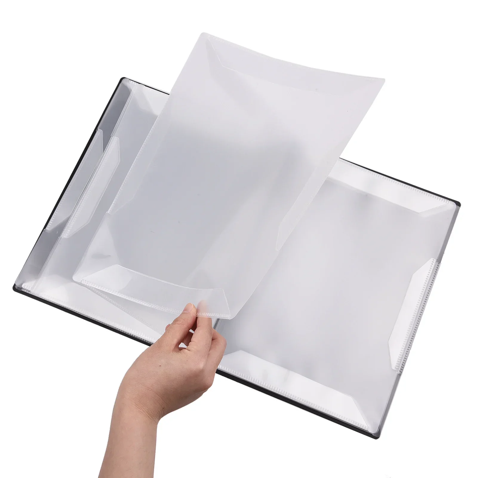 Deluxe Music Score Holder with 40 Pockets - A4 Size Document Organizer Folder