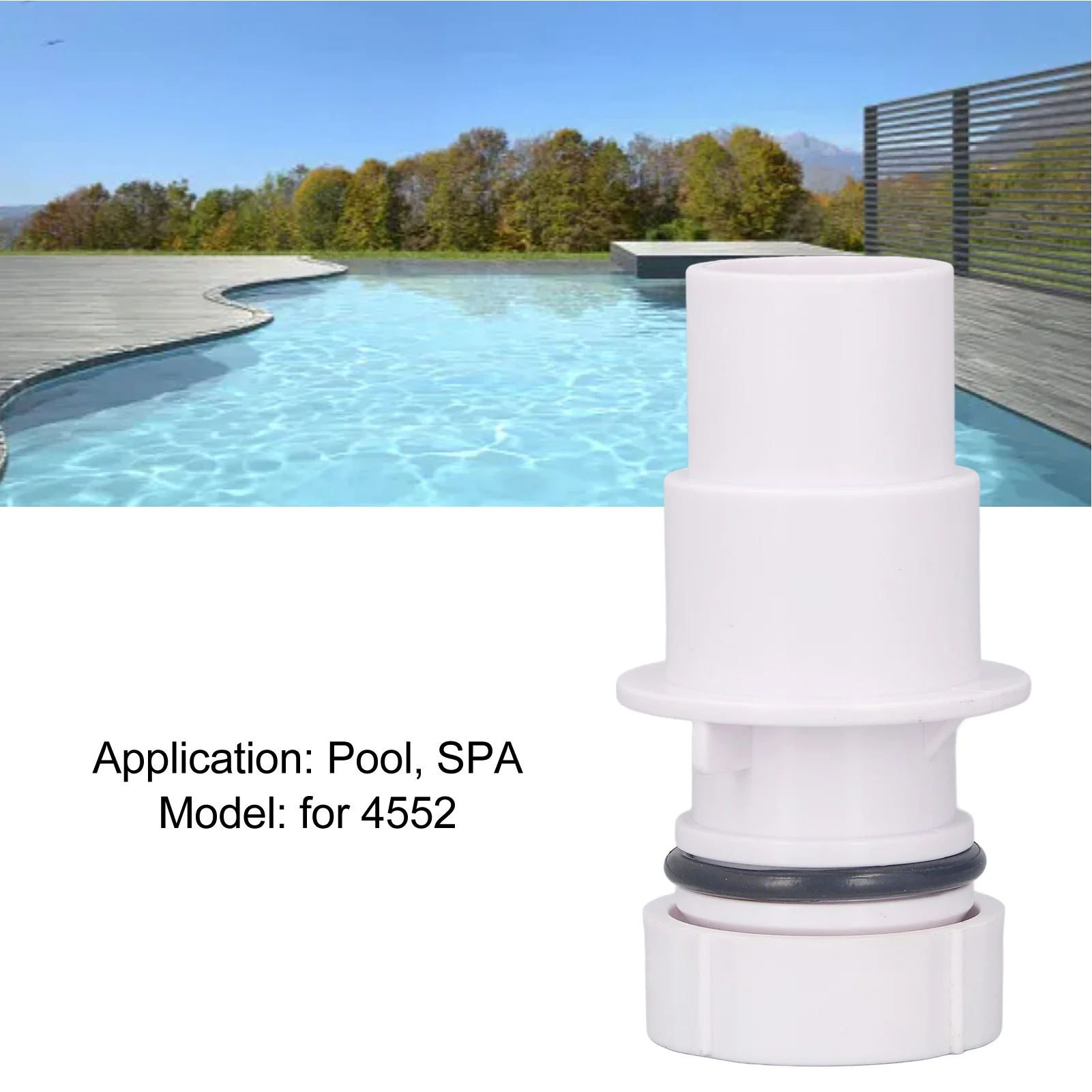 

Адаптер для фильтра насоса Skim 4552, 1,25 дюйма, дюйма, для бассейнов Intex, аксессуары для бассейна, адаптер для фильтра насоса