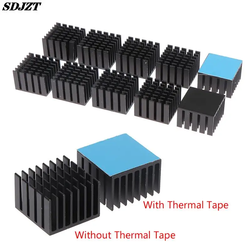 5Pcs 14*13*6MM/22*22*15mm Heatsink Cooler W/Thermal Tape Laptop CPU Electr Chip Radiator