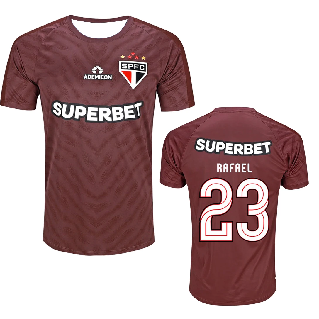 26_27 Sao Paulo 23 Torwarttrikot Atmungsaktiv Bequem Sport Freizeit Outdoor Straßenmode Familien-Partnerlook T-Shirt