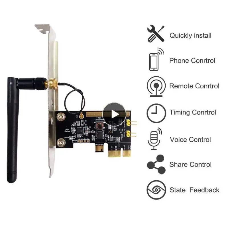 Per Alexa Smart Home Pcie Computer Remote Switch Wifi Smart Pc Start Start Up Supporto Per Scheda Di Avvio Alexa Echo Nuovo