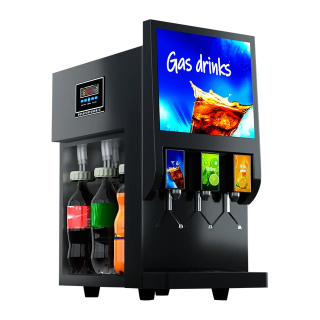 Automatic Soft Drink Machine Soda Dispenser Chilled Cola Machine Commercial  Iced Cola Drink Machine