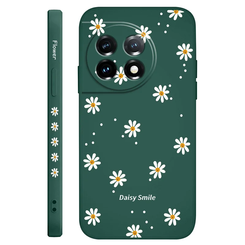 Smiling Daisy Liquid Silicone Phone Case Cover
