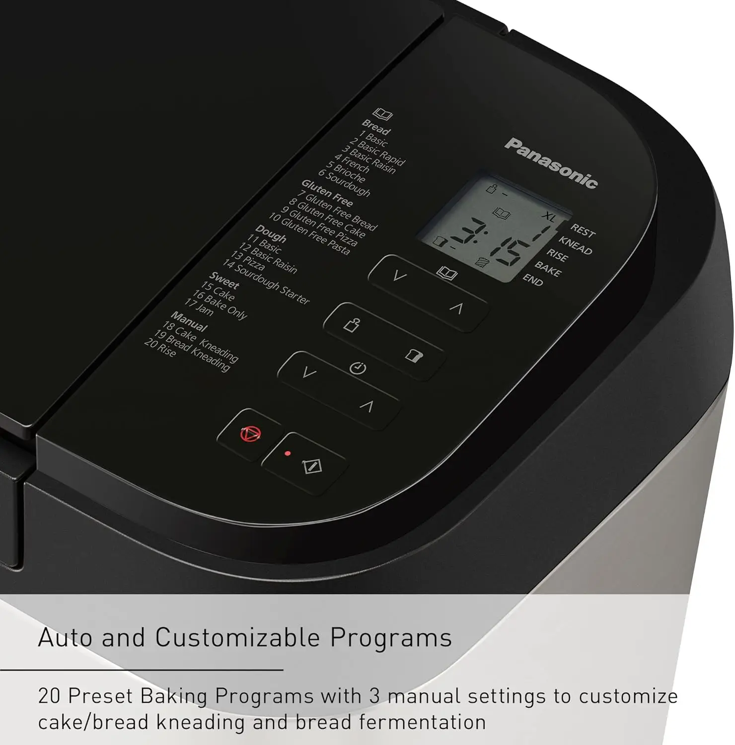 Automatic Bread Maker with 20 Presets and Advanced Temperature Sensor for Bread, Cake, and Pizza 5